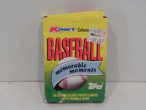 1988 Kmart Collectors' Edition Baseball Memorable Moments 33 Card Set. - Picture 1 of 2