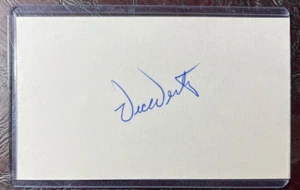 Vic Wertz Tigers/Twins Signed/Autographed 3x5 Index Card - Picture 1 of 3