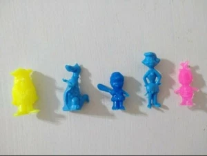 Vintage THE FLINTSTONES Hanna-Barbera Candy Premium MINIFIGURES No Dunkin 70's - Picture 1 of 2