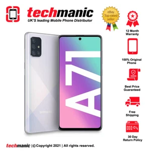 Samsung Galaxy A71 SM-A715F/DS (Dual SIM) 128GB - Prism Silver (Unlocked) - Picture 1 of 2