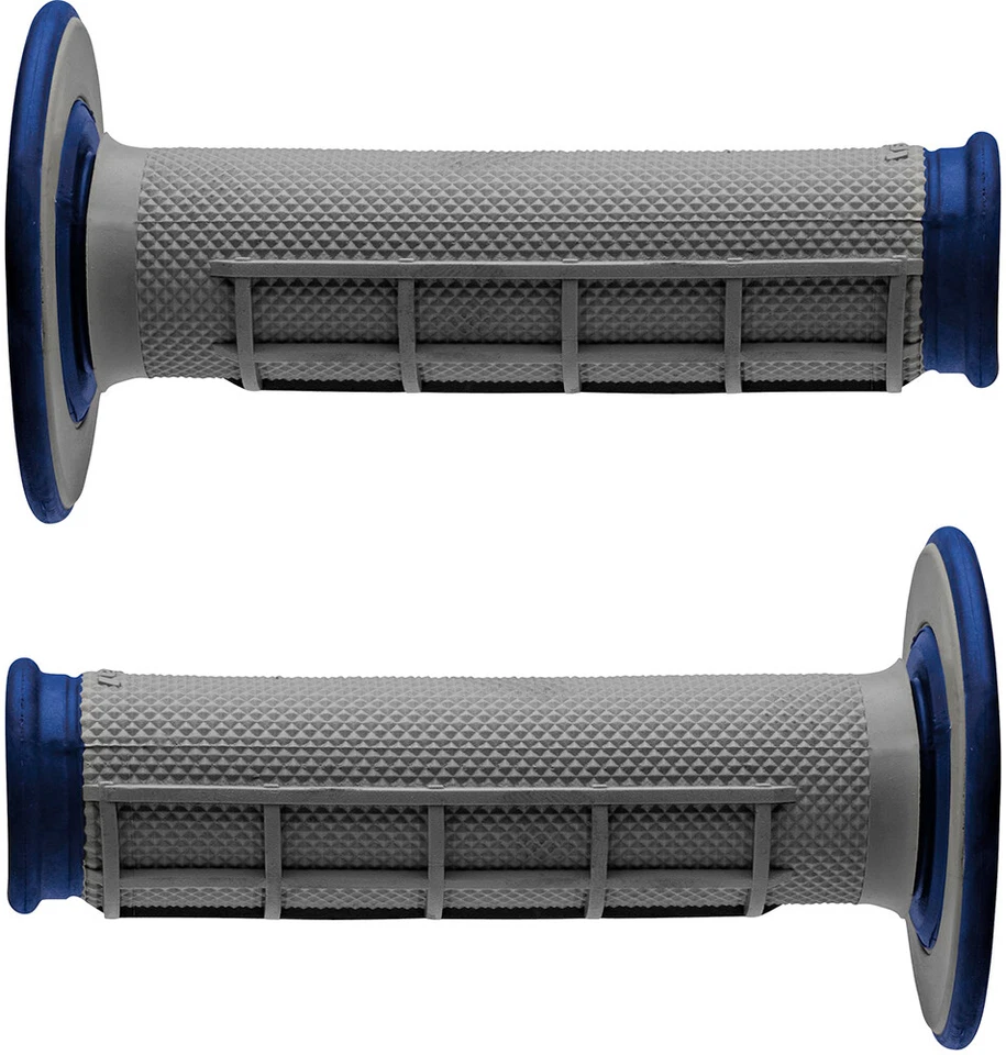 Renthal Dual Compound MX Grips-Blue - Motocross Dirtbike Offroad - Imagem 1 de 1
