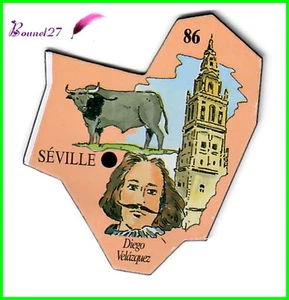 Magnet Le Gaulois Ville du monde Espagne SEVILLE 86 Diego Velazquez - Foto 1 di 1