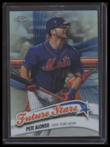 2020 Topps Chrome #FS-1 Pete Alonso Future Stars Green Refractor - Picture 1 of 2
