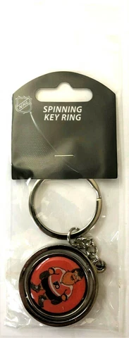 NHL - Philadelphia Flyers Spinning Key Ring Flyers/Gritty BRAND NEW Cover