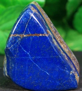 Blue lapis lazuli crystal mineral specimen hand polished smooth 175 Grams - Picture 1 of 5