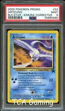 PSA 9 COMO NUEVA Articuno # 22 CORREGIDA WOTC Black Star Promo Tarjeta Pokémon