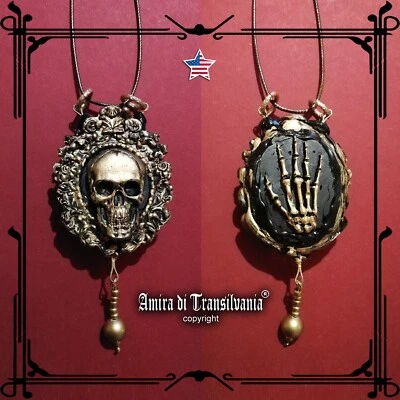 Талисман черная магия подвеска череп амулет темный вуду злой ритуал помощь нагрудник - Изображение 1 из 4