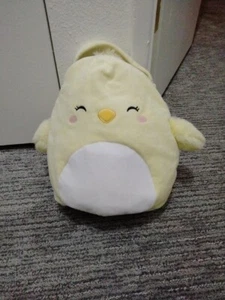 "Squishmallows Nuovo con etichette Ivanna il pulcino giallo Cesto di Pasqua ali sfocate 12" - Foto 1 di 3