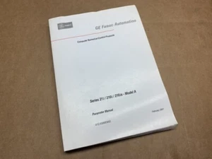 Parámetro de automatización GE Fanuc manual GFZ-63090EN/02 21i 210i 210is modelo A - Imagen 1 de 2