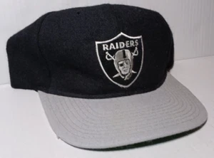 Vintage Los Angeles RAIDERS Starter Shield NFL Snapback Hat 90s Y2K USA Football - Picture 1 of 8