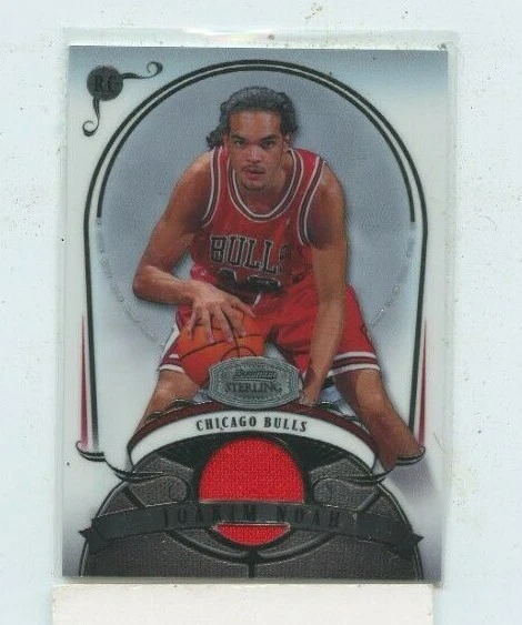 Футболка дебютанта JOAKIM NOAH 2007-08 Bowman Sterling реликвия JN2 Chicago Bulls - Изображение 1 из 1