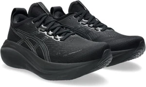 ASICS Men's Running Shoes GEL-NIMBUS 27 Black/Graphite Grey 1011B958.001 2E NEW - Picture 1 of 7