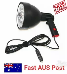 Powerful 12v Corded LED Handheld Spotlight Spot Light Hunting/Camping 5400LM 60W - Bild 1 von 9