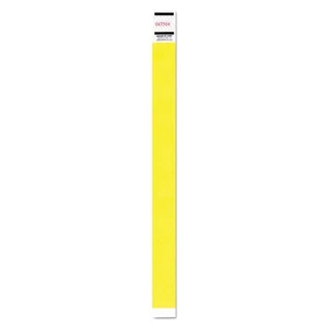 Advantus Crowd Management Wristband Sequential Numbers 9 3/4 x 3/4 Neon Yellow - Zdjęcie 1 z 1
