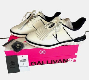 NEW LADIES GALLIVAN2R T.P.U.SIDE STRIPE KILTIE GOLF DHOE size 8.5 gfore S/TWT - Picture 1 of 13