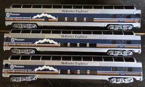 Lote HO McKinley Explorer Holland America -HALX 1394 DESHKA cúpula coches de pasajeros  - Imagen 1 de 9