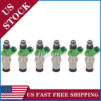 Топливные форсунки 23250-70080 6 шт подходят для Toyota Cressida Supra 3,0 л 1989-1992 312 см3 - Изображение 1 из 4