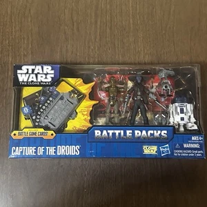 Star Wars Clone Wars 2011 Hasbro Sealed Battle Packs Capture Of The Droids - Picture 1 of 3