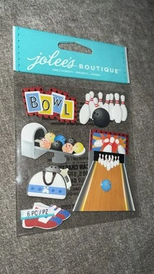 JOLEE'S BOUTIQUE Jolee’s boutique job Bowling Alley Scrapbooking Stickers