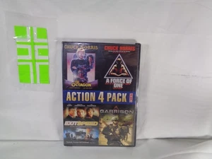 Action 4 Pack Vol. 2, DVD The Octagon, The Force of One, ExitSpeed, Garrison NEW - Imagen 1 de 2