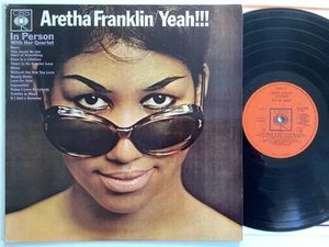Aretha Franklin Quartet, yeah VINYL LP CBS SOLID ORANGE A1  1965 JAZZ SOUL (L - Picture 1 of 5