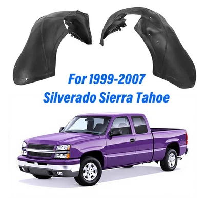 Fender Liner Set of 2 Front For 1999-2006 Chevy Silverado GMC Sierra 1500 - Image 1 of 4