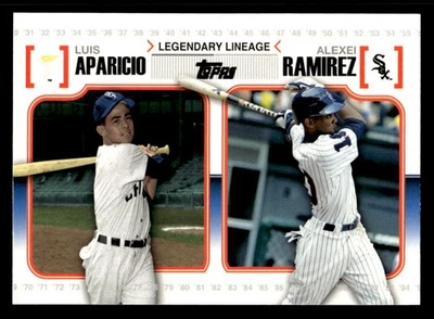 2010 Topps #LL-46 Luis Aparicio / Alexei Ramirez Legendary Lineage card - Image 1 of 2