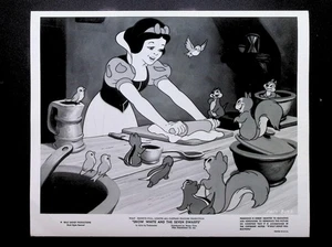 Pastel para hornear Blancanieves y siete enanitos Disney reimpresión de foto no original - Imagen 1 de 2