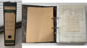 Kriegsmarine U-Boot U974 Kommandant Joachim Zaubitzer persönliche Aufzeichnungen - Bild 1 von 17