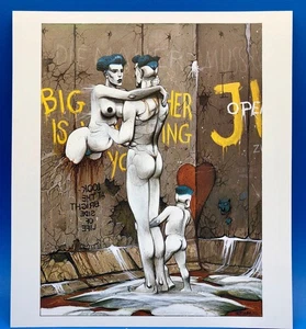 Bilal Le Mur de Berlin Die Mauer dessin de 1982 - Picture 1 of 1