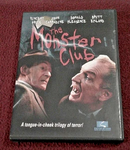 The Monster Club RARE OOP DVD Vincent Price, John Carradine, Donald Pleasence - Imagen 1 de 3