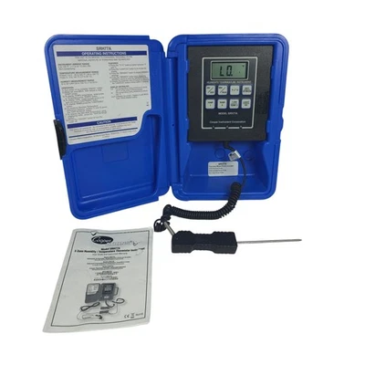 Instrumento digital Cooper temperatura/humedad SRH77A con sonda de punción solamente Foto 1 de 4