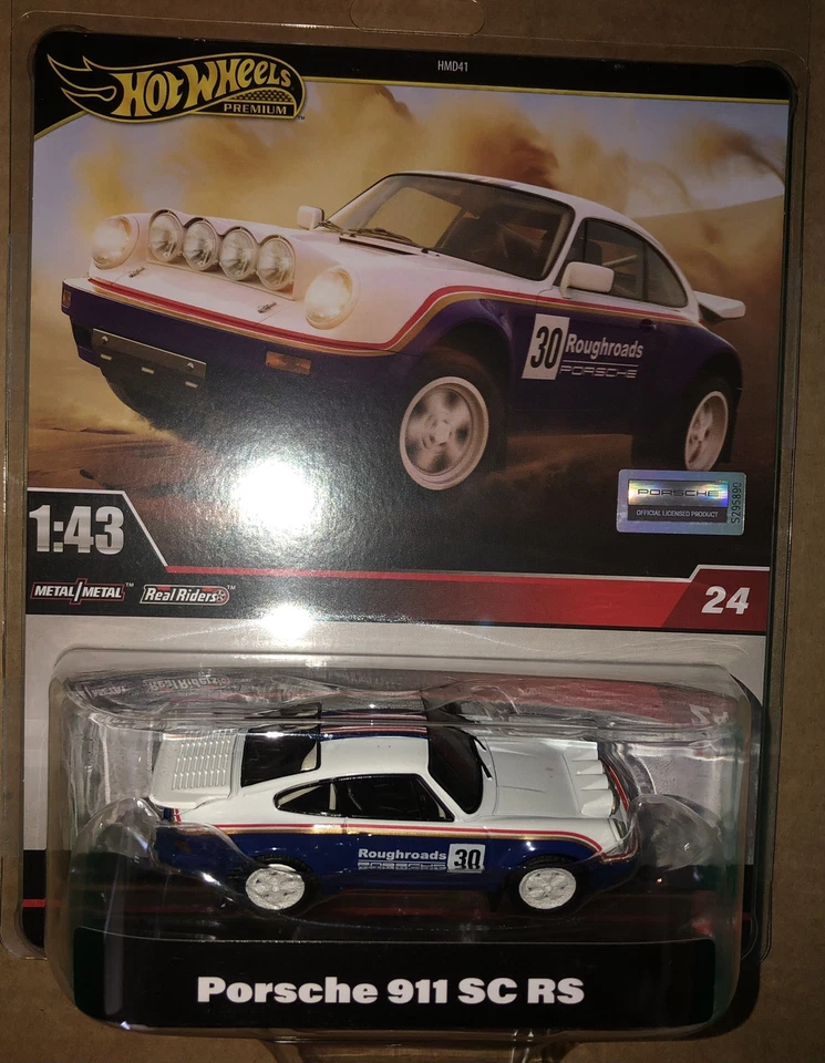 1 43 Hot Wheels Premium 2025 Real Riders JCN72 Porsche 911 SC RS Roughroads #30