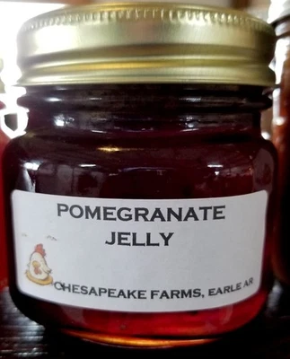 Jalea de granada - Tarro de 8 oz | Lote pequeño de origen orgánico | Fruta de temporada Foto 1 de 2