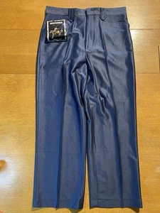 Western Western Anzughose 36 S blau Vintage 80er Taiwan ROC neu mit Etikett Style 889 Cowboy - Bild 1 von 11