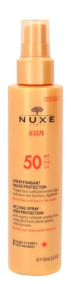 Nuxe Sun Melting Spray SPF50 150ml | High Protection UVA/UVB Sunscreen UK