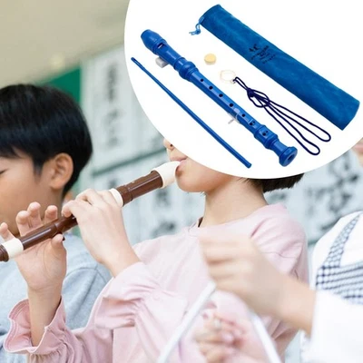 Soprano Recorder Instrument with Cleaning Rod Music Instrument Beginners - Image 1 of 4
