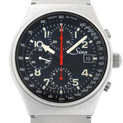 Sinn cronógrafo militar 144. GMT automático negro hombres - Imagen 1 de 4