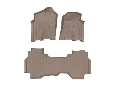 WeatherTech Floorliner HP для грузовика Dodge Ram 1500 2019-2024 годов выпуска - желтовато-коричневый - Изображение 1 из 4
