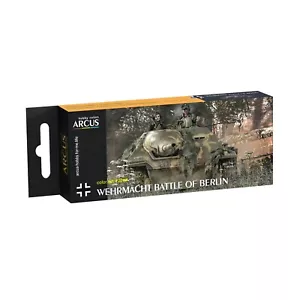 Juego de pintura esmaltada Wehrmacht Batalla de Berlín 6 colores en set 10 ml Arcus #E2097 - Imagen 1 de 14