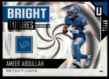 2018 Panini Unparalleled Bright Futures Whirl #17 Ameer Abdullah /100