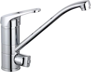 Spültischarmatur mit Geräteanschluss für Spül- oder Waschmaschine, Chrom - Bild 1 von 2