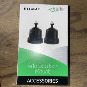2- Original Netgear Arlo Outdoor Mount Black For Arlo Pro Pro 2 VMA4000B - Picture 1 of 5