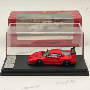 STREET WARRIOR SW 1/64 LBWK F40 Red Diecast Models Car Limited Collection - Picture 1 of 7