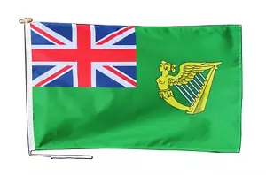 Ireland Merchant Navy Green Ensign C19 Flag With Rope and Toggle - Various Sizes - Foto 1 di 7