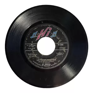 Al Green – Let's Stay Together / Tomorrow's Dream 7" Vinyl 1971 Hi Records - Picture 1 of 2
