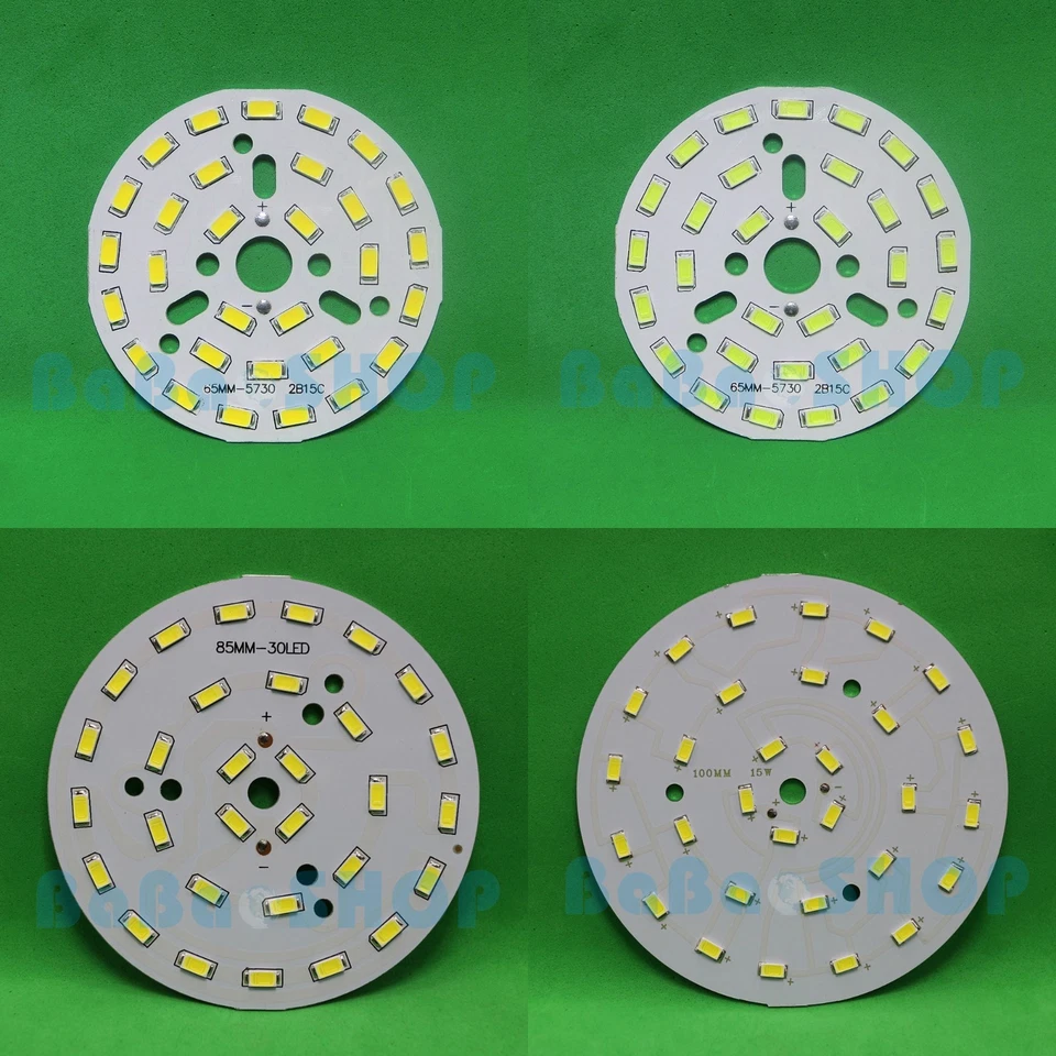 1pc 15W 3000K/6000K Cold Warm White 5730 LED for Lamp Light Bulb 65/85/100mm - Image 1 of 1