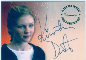 Small Soldiers The Movie Autograph Card S2 Kirsten Dunst