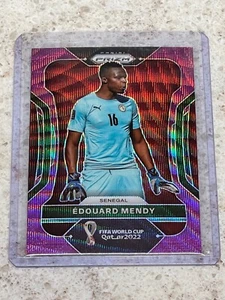 EDOUARD MENDY ~ 2022 Prizm FIFA World Cup #247 Purple Wave Prizm 90/99 PWE - Picture 1 of 3