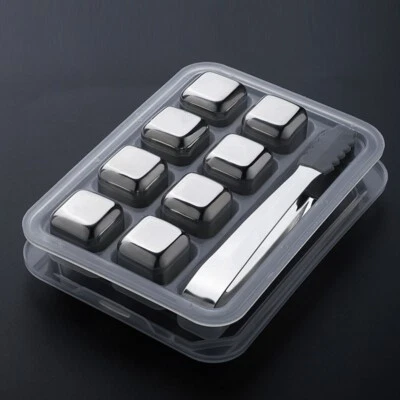 Ice Cubes Plastic Shell Reusable Rounded Corners Storage Box 27*27*27mm - Image 1 of 4